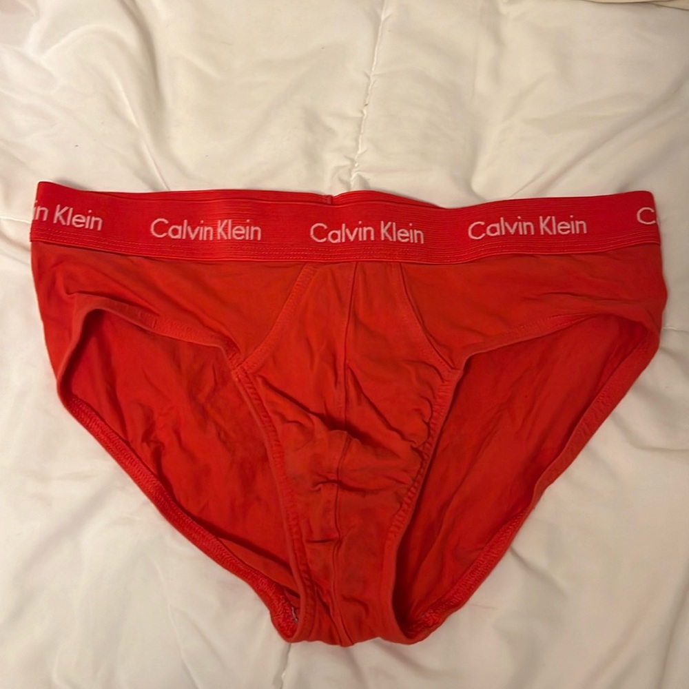 Calvin Klein cotton stretch, briefs size extra large good condition
